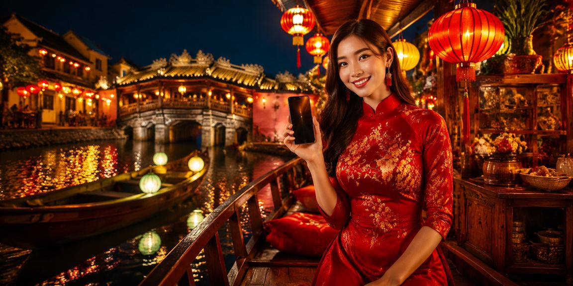 Khung cảnh khuyến mãi đăng ký tại Hội An với cà phê